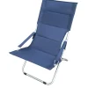 Mobili Da Giardino E Accessori- Sdraio da giardino essenza "capri" in acciaio e pvc blu 87x86x60 cm