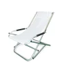 Mobili Da Giardino E Accessori|Sdraio da giardino essenza "elba" in alluminio e pvc bianco 60x97x70 cm