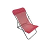 Mobili Da Giardino E Accessori|Sdraio da giardino essenza "beach" in acciaio e textilene rosso 45x72x70 cm