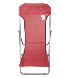 Mobili Da Giardino E Accessori|Sdraio da giardino essenza "beach" in acciaio e textilene rosso 45x72x70 cm