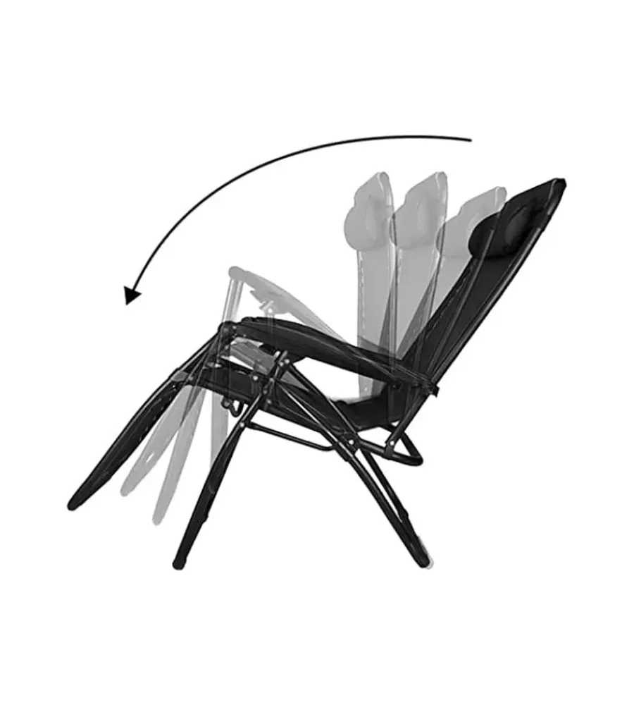 Mobili Da Giardino E Accessori|Sdraio da giardino multiposizione con cuscino essenza "siesta" in acciaio e textilene marrone 90x65x110 cm