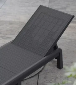 Mobili Da Giardino E Accessori-Keter Sdraio reclinabile e ripiegabile "mallorca" in polipropilene grafite 187,5x58x29 cm