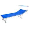 Mobili Da Giardino E Accessori|Sdraio regolabile elica garden "cefalu xxl" in alluminio blu 213x85x40 cm