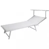 Best Sdraio regolabile elica garden "cefalu xxl" in alluminio bianco 213x85x40 cm Mobili Da Giardino E Accessori