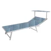 Best Sdraio regolabile elica garden "cefalu xxl" in alluminio blu melange 213x85x40 cm Mobili Da Giardino E Accessori