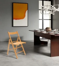 Sedie E Sgabelli|Sedia birreria classica pieghevole in legno 55x38x80 cm