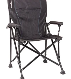 Brunner Campeggio|Sedia da campeggio "raptor 3d" in acciaio e poliestere nero 51x44x48/90 cm