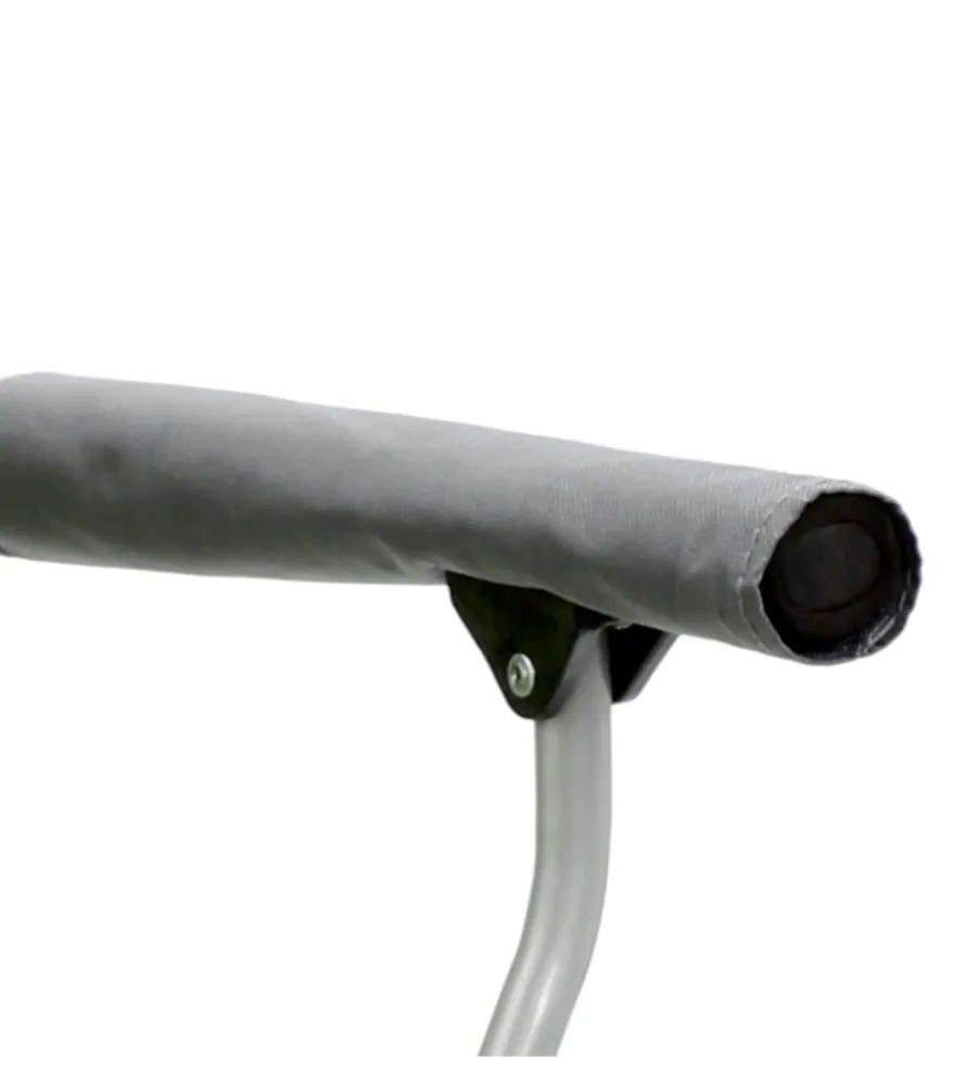 Brunner Campeggio|Sedia da campeggio "raptor classic" in acciaio e poliestere grigio e verde 51x44x48/90 cm