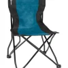 Best Sedia da campeggio "action equiframe" in acciaio e poliestere avio e nero 50,5x57x46/77 cm Campeggio