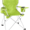 Sedia da campeggio per bambini "action kids equiframe" in acciaio e poliestere grigio e verde 62,5x42x31/64,5 cm Campeggio