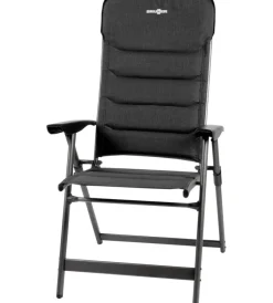 Sale Sedia da campeggio reclinabile "kerry phantom" in alluminio e licotex grigio 48x38x121 cm Campeggio