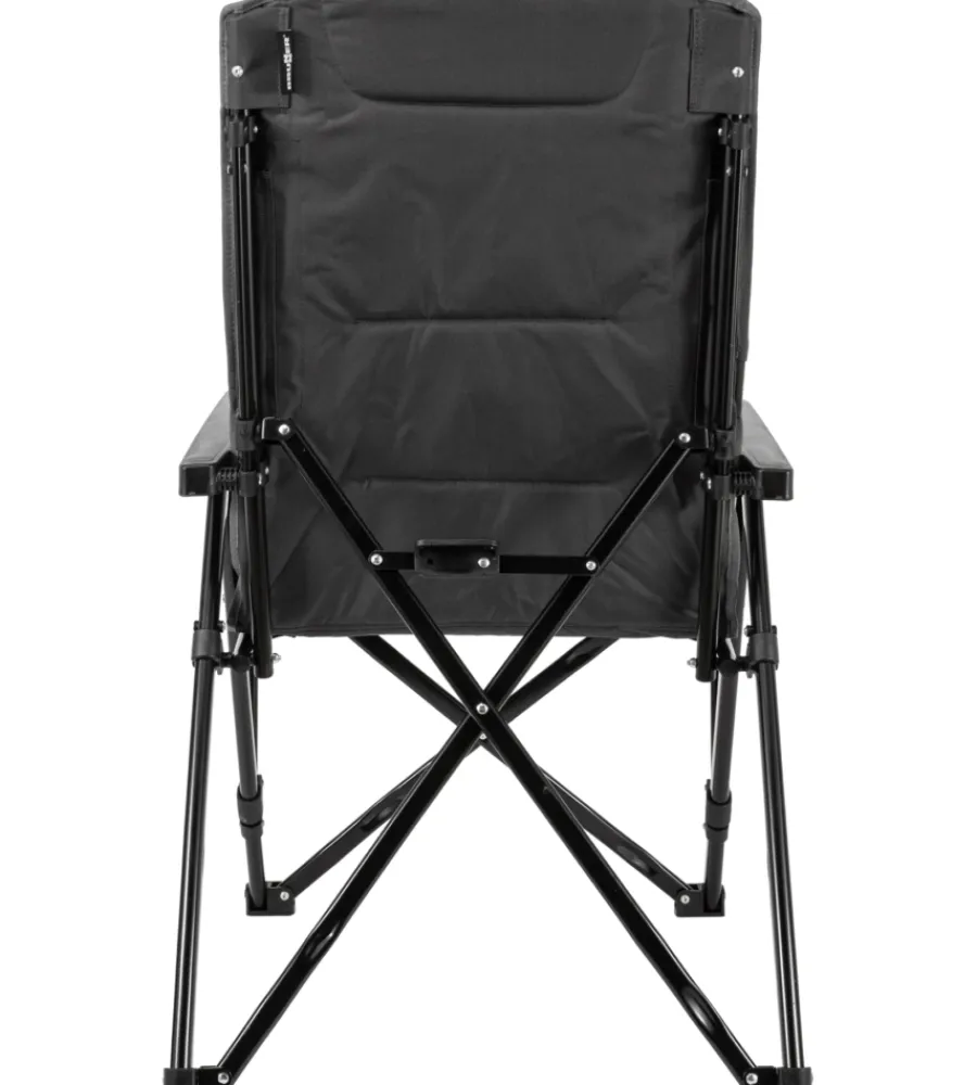 Online Sedia da campeggio reclinabile "raptor recliner" in acciaio e poliestere grigio e nero 51x45x45/102 cm Campeggio