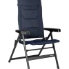 Brunner Campeggio|Sedia da campeggio reclinabile "rebel pro small"  in alluminio e 3durafeel blu 46x44x117,5 cm