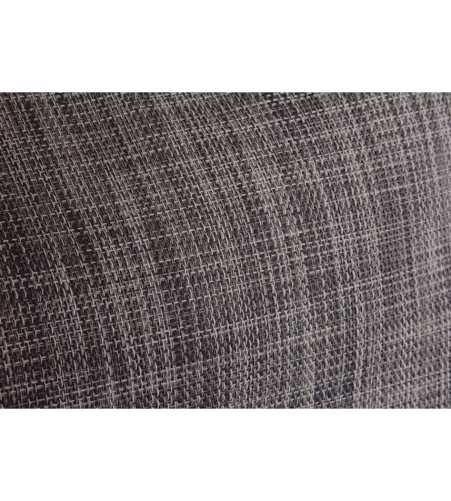 New Sedia da campeggio reclinabile "skye" in alluminio e syntex plus grigio scuro 46,5x42x124 cm Campeggio