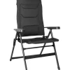 New Sedia da campeggio reclinabile "aravel vitachic small" in alluminio e 3durafeel antracite 41x44x116 cm Campeggio