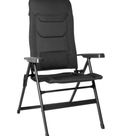 New Sedia da campeggio reclinabile "aravel vitachic small" in alluminio e 3durafeel antracite 41x44x116 cm Campeggio