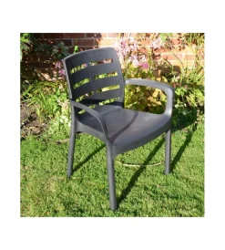 Mobili Da Giardino E Accessori|Sedia da esterno con braccioli 