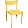 Best Sedia da esterno elica garden "debby" in polipropilene giallo 46,5x49x80,5 cm Mobili Da Giardino E Accessori