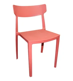 Mobili Da Giardino E Accessori|Sedia da esterno elica garden "debby" in polipropilene rosso 46,5x49x80,5 cm