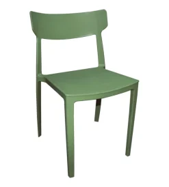 Mobili Da Giardino E Accessori|Sedia da esterno elica garden "debby" in polipropilene verde 46,5x49x80,5 cm