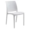 Mobili Da Giardino E Accessori|Sedia da esterno elica garden "volga" in polipropilene bianco 46x54x80 cm