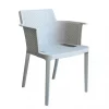 Mobili Da Giardino E Accessori|Sedia da esterno impilabile elica garden "cathy" in polipropilene grigio 60x58x76,5 cm