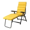 Outlet Sedia da esterno pieghevole reclinabile "bomber sicilia" in tessuto ocra 122x60x61 cm Mobili Da Giardino E Accessori