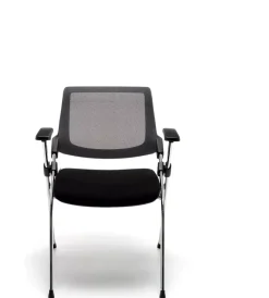 Sedie Ufficio- Sedia da ufficio "brifing" pieghevole nera, 61x60x80 cm