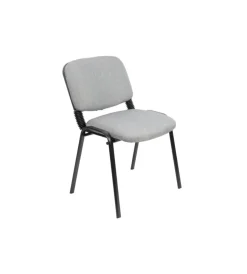 BellaHome Sedie Ufficio|Sedia da ufficio "daisy" grigio 40x45x40 cm