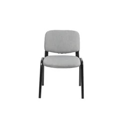 BellaHome Sedie Ufficio|Sedia da ufficio "daisy" grigio 40x45x40 cm