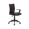 Sedie Ufficio- Sedia da ufficio "milano" in tessuto nero, 58x58x93-99 cm