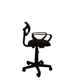 Outlet Sedia da ufficio "spot2" con braccioli nero 54x44x87 cm Sedie Ufficio