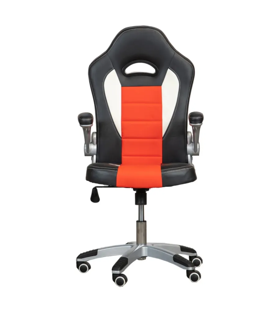 Sedie Ufficio-BellaHome Sedia gaming "rider" rossa, 65x62x110 cm