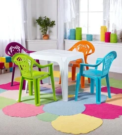 Mobili Da Giardino E Accessori|Sedia per bambini "baby bear" in polipropilene colori assortiti 38x35x51 cm