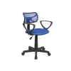 Sedie Ufficio- Sedia ufficio blu "spot2" con braccioli, 54x87x44 cm