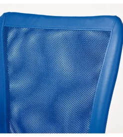Sedie Ufficio|Sedia ufficio in tessuto con ruote, blu