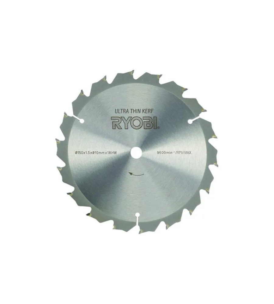 Ryobi Seghe Circolari Ad Immersione|Sega circolare a batteria "rwsl1801m" con guida laser lama tct 150 mm 18v, solo corpo macchina