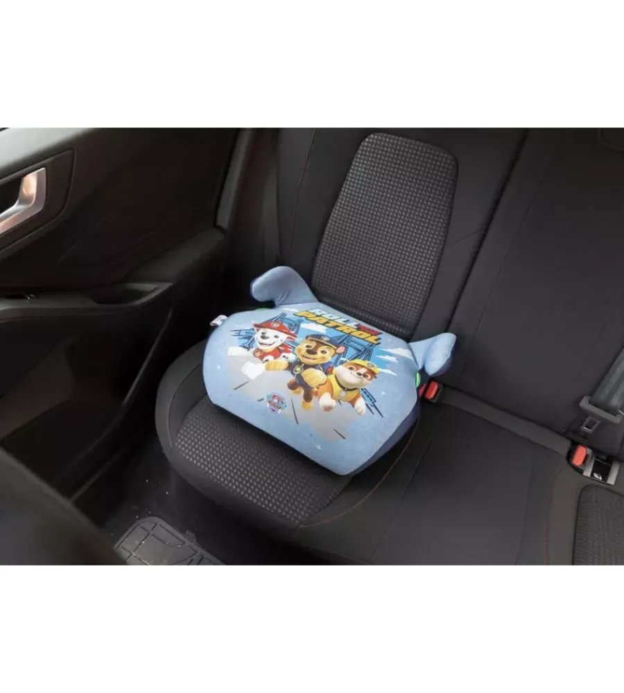 Auto Interno- Seggiolino alzabimbo auto "paw patrol" per bambini con altezza da 125 a 150 cm, ece r129