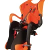 Bici|Seggiolino posteriore per bicletta bellelli "tiger clamp" grey/orange, portata massima 22 kg