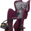 Bici- Seggiolino posteriore per bicicletta bellelli "mr fox" luxe red, portata massima 15 kg