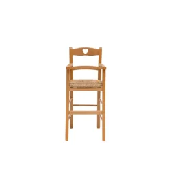 Sedie E Sgabelli|Seggiolone "baby" in faggio naturale, 87x37x33 cm