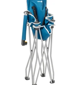 Brunner Campeggio|Seggiolone da viaggio salvaspazio per bambini 6 mesi a 4 anni "action baby equiframe" in acciaio e poliestere blu 49,5x67x58/94 cm