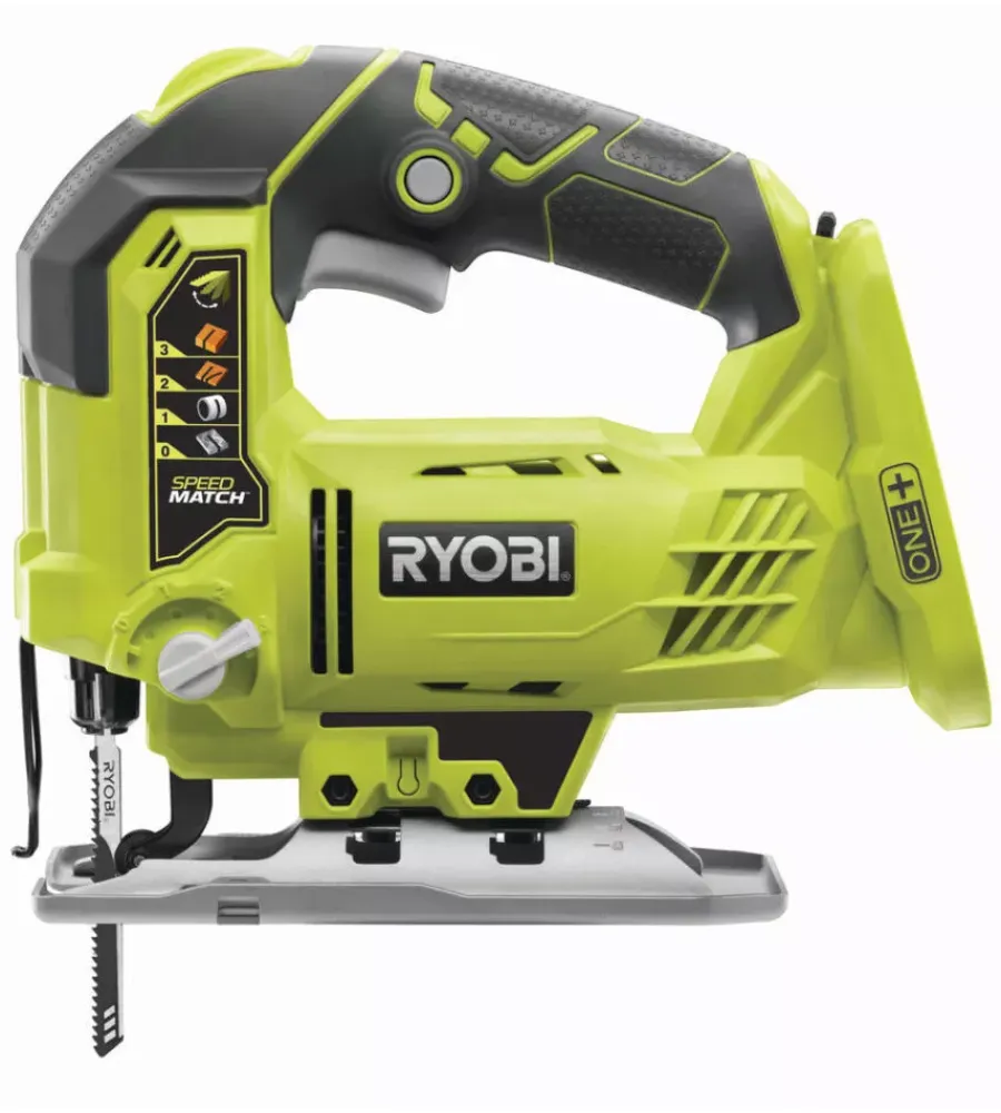 Seghetti Alternativi E Gattuccio-Ryobi Seghetto alternativo pendolare a batteria "r18js-0" 25mm 18v, solo corpo macchina