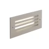 Illuminazione Per Esterno|Segnapassi in alluminio "bolt" con grigliato, 17x6,8x8 cm