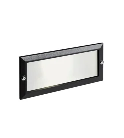 Illuminazione Per Esterno|Segnapasso "walking" nero, e27
