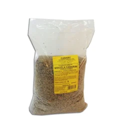 Alimento Per Uccelli|Semi per canarini - becchime per uccelli senza miglio - 5 kg.