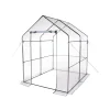 Coltivazione E Cura|Serra a casetta verdelook con telo pvc 140x140x197 cm