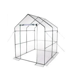Coltivazione E Cura|Serra a casetta verdelook con telo pvc 140x140x197 cm