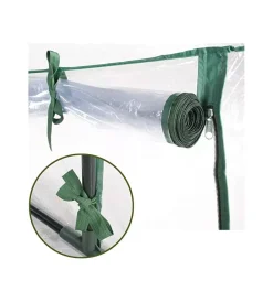 Coltivazione E Cura|Serra a casetta verdelook con telo pvc 140x140x197 cm