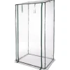 Serra per terrazzo con struttura in acciaio e telo in pvc 95x70x190 cm Coltivazione E Cura